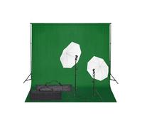 Kit de Studio Photo et Éclairage et Toile de Fond Lumière Photographie vidaXL