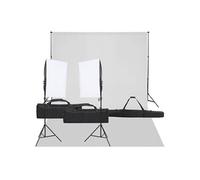 Kit de Studio Photo et Éclairage et Toile de Fond Lumière Photographie vidaXL