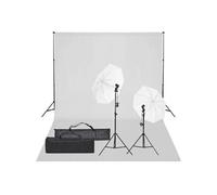 Kit de Studio Photo et Éclairage et Toile de Fond Lumière Photographie vidaXL