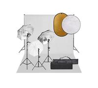 Kit de Studio Photo avec Eclairage Toile de Fond et Réflecteur Lumière de Photographie Système de Fond Kit de Support 3094723