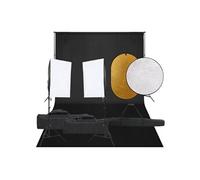Kit de Studio Photo avec Eclairage Toile de Fond et Réflecteur Lumière de Photographie Système de Fond Kit 3094759