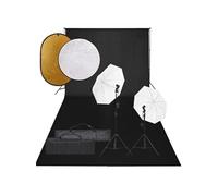 Kit de Studio Photo avec Eclairage Toile de Fond et Réflecteur Lumière de Photographie Système de Fond Kit 3094664