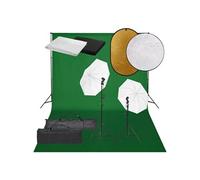 Kit de Studio Photo avec Eclairage Toile de Fond et Réflecteur Lumière de Photographie Système de Fond Kit de Support 3094636