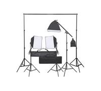 Kit de Studio Photo avec Ensemble d'Eclairage Lumière de Photographie Système de Fond Kit de Support de Fond 3094676