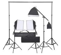 Kit de Studio Photo avec Ensemble d'Éclairage Lumière Photographie vidaXL