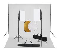 Kit de studio photo boîtes à lumière toile de fond réflecteur