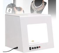 Kit de Studio Photo de Bijoux avec boîte à ère, éclairage dappoint réglable et Mini softbox