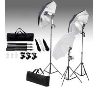 Kit de Studio Photo Ensemble d'Eclairage et Toile de Fond Photographie vidaXL