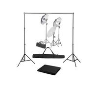 Kit de Studio Photo et Ensemble d'Eclairage et Toile de Fond Photographie Portraits Publicitaire Kit d'Eclairage Support de Trépied