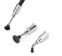 Kit de stylo à ventouse avec 3 ventouses pour la manipulation de puces IC, pince à épiler, baguette à vide antistatique pour réparation électronique, noir