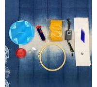 Kit de stylo d'impression Batik, outil de teinture de cire à température réglable avec support, idéal pour les projets créatifs pysanky et fournitures de batik