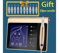 Kit De Stylo Numérique À Écran Tactile Pour Machine De Maquillage En Continu,Stylo De Microblading De Tatouage,Ensemble De Machine Eyebloguge,Jules Eyeline Dermografo - Type Gold Machine Kit(Eu