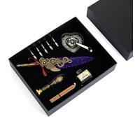 Kit De Stylo Rétro Quil Dip, Ensemble De Bâtons De Cire, Ensemble De Stylo Dip Antique, Cadeau Pour Calligraphie Gothique, Mots D'art, Écriture, Ensemble De Cadeau D'affaires