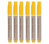 Kit de stylos à bois 6 pièces, ensemble de marqueurs de pyrogravure, outils de brûlure pour les projets débutants