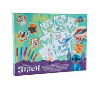 Disney Coffret stylos pulvérisateurs Lilo & Stitch ST23364 - 7 stylos, 6 pochoirs pour colorier