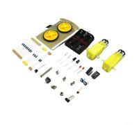 Kit de suivi intelligent motorisé pour voiture avec système électronique intelligent pour suivi automatique de ligne noire et réglage de la direction