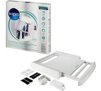 Accessoire pour appareil de lavage Wpro Kit de superposition 2 en 1 avec tablette pour lave-linge & seche-linge