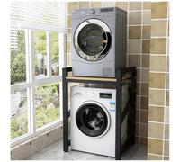 Kit De Superposition De Support pour Lave-Linge et Sèche-Linge avec Étagère, Étagère pour Lave-Linge et Sèche-Linge, Support De Rangement pour Lave-Linge et Sèche-Linge,2