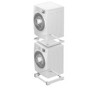 Meliconi Kit de superposition et base mobile MOVING TOWER – 2 en 1 pour lave-linge et sèche-linge