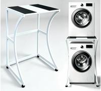 Kit de Superposition pour Lave-Linge et Sèche-Linge Universel Empilage Tablette Support Cadre en Acier