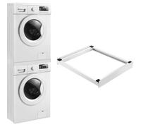 Kit de Superposition pour Lave-Linge Sèche-Linge Standard 60 cm Blanc