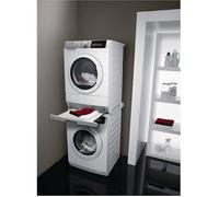 Kit de superpossition universel AEG pour la linge ou sèche linge avec plateau coulissant