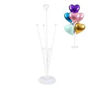 Kit De Support À Ballons | Réutilisable Portable Transparent Décoratif | Colonne À Ballons Avec Support Plateau,pour Révélation Genre Décoration Fête Table Sol Anniversaire
