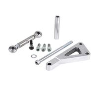 Kit de support d'alternateur en aluminium poli, ensemble de support de pompe à eau, kit de support complet pour moteur à petit bloc Chevy SBC 350, montage côté passager, argent