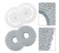 Kit de support de balai et de tampons pour Ecovacs pour DEEBOT pour T20 pour OMNI, pièces de rechange pour robot aspirateur, 2 supports et 2 chiffons, accessoires de nettoyage domestique