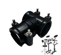 Kit de support de batterie pour tambour, grille de batterie électronique | Support de tube avec pince flexible pour tiges, avec pince de serrage facile à utiliser pour un positionnement sûr
