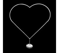 Kit de support de colonne de ballon, grand support d'arche de ballon en forme de coeur, support de fond portable pour fête d'anniversaire, mariage, remise des diplômes et fête prénatale