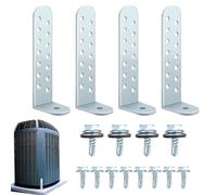 Kit de support de condensateur, plusieurs montages d'arrimage, support de montage pour climatiseur, garage, industrie, extérieur, béton, maçonnerie, hôtel