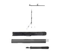 Kit de support de fond portable, cadre de fond photographique réglable, pinces à ressort pour studio photo, 1,5x2M Clip aléatoire