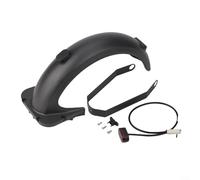 Kit de support de garde-boue arrière et de feu arrière pour scooters électriques Ninebot Max haute luminosité pour la sécurité de nuit Résistant à l'usure ABS PC pour Fender pour éviter les