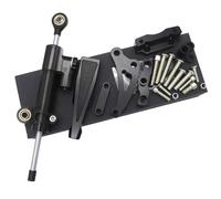 Kit de support de montage pour amortisseur directionnel de moto, compatible avec Honda CB650F 2014-2019, CNC Stabilisateur Amortisseur(Khaki)