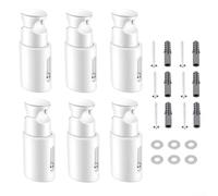 Kit de support de montage pour chauffe-serviettes réglable 6 en 1 pour chauffe-serviettes droits ou incurvés Construction ABS robuste pour un support mural cohérent