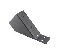 Kit de Support de Pergola, Conception de Renforcement Galvanisé | Matériau galvanisé robuste, installation facile pour les structures en bois, trou de drainage pour la longévité