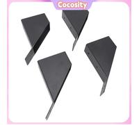 Kit de Support de Pergola, Support Solide, Conception de Trou de Drainage pour Structures en Bois, Garages, 4pcs