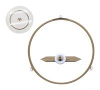 Kit de support de plaque tournante pour micro-ondes, pour four supportant un rouleau de support rotatif plateau en verre rond rotation triangulaire empreinte (E)