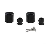 Kit de support de porte de remorque avec pare-chocs en caoutchouc, butée de porte et loquet de fenêtre, support de porte coupe-vent pour camping-car, pièces de remorque de cheval