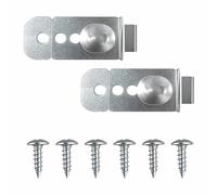 Kit de support de rechange pour lave-vaisselle compatible avec DW80M9550UG, DW80M9960UG Series Installation et réparation (lot de 2, argent)