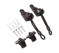 Kit de support élastique robuste pour volets roulants, parfait pour les applications de pare-soleil en extérieur (marron)