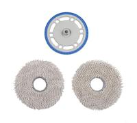 Kit de support et de tampon pour aspirateur Ecovacs pour Deebot T30c, Omni T50 Max Pro N30 Pro T30s pour robot aspirateur Combo avec chiffons en microfibre Bleu (bleu)