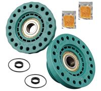 Kit de support Gauche + Droite pour lave-linge Electrolux pour AEG pour Zanker pour Zanussi 4055070744 4071430963, Support de tambour Roulements à rouleaux Moyeu comprenant roulements à billes, joints