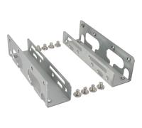 Kit de Support InLine 59959 Métal Jaune pour Disque 3.5", Ensemble de 2 Pièces, Poids 62g, Dimensions Emballage 85x210x24mm.