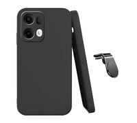 Kit De Support Magnétique Pour Voiture L Safe Driving + Coque En Silicone Liquide PHONECARE Pour Oppo Reno13 Pro - Noir