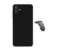 Kit De Support Magnétique Pour Voiture L Safe Driving + Coque En Silicone Liquide Phonecare Pour Samsung Galaxy A07 - Noir
