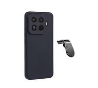 Kit De Support Magnétique Pour Voiture L Safe Driving + Coque En Silicone Liquide PHONECARE Pour Xiaomi 15T Pro 5G - Noir