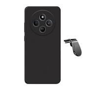 Kit De Support Magnétique Pour Voiture L Safe Driving + Coque En Silicone Liquide Phonecare Pour Xiaomi Poco C75 - Noir