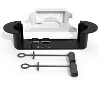 Kit de support mural 3 en 1 pour routeur Wi-Fi maillé StarLink V2 et adaptateur Ethernet Star Link (boîtier de câble Ethernet Starlink, support de montage Starlink, couvercle de protection